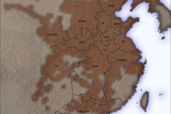 Map of Han Dynasty Zhou (Yu 2005)