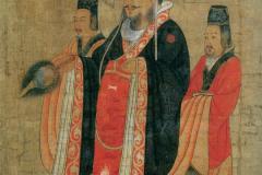 Sun Quan, the Emperor of Wu (Tang dynasty painting by Yan Liben) from the Thirteen Emperors Scroll (Yan c. 650)