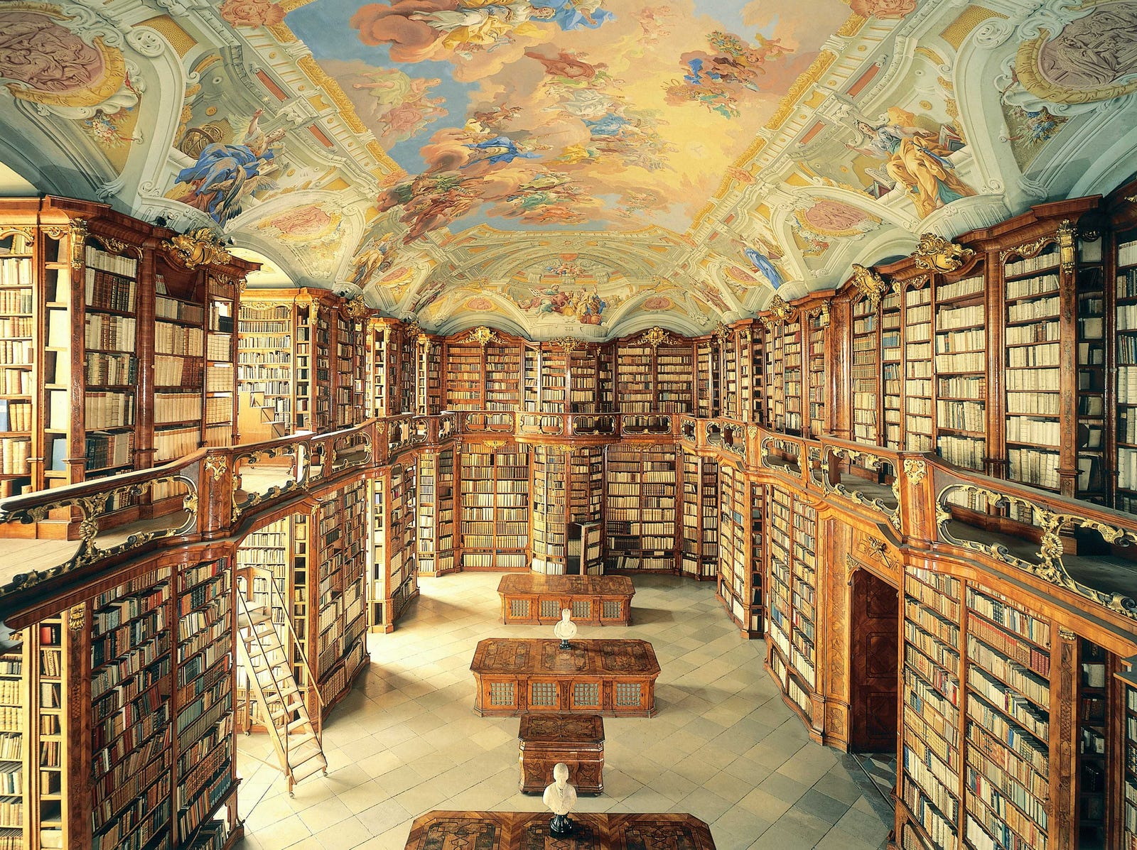 Admont Library in Admont, Austria